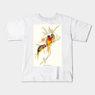 Splendid Grass-Parakeet Kids T-Shirt